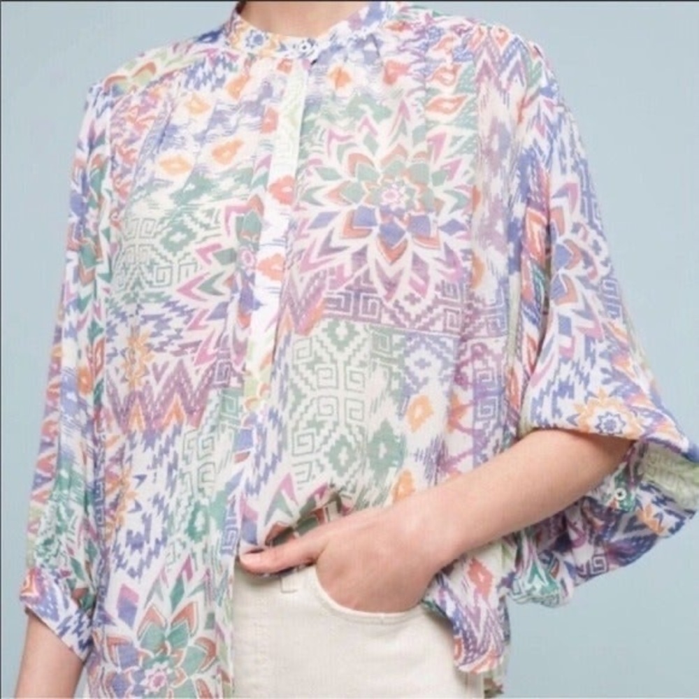 Maeve Anthropologie Bryanna Aztec Tribal - Picture 14 of 14